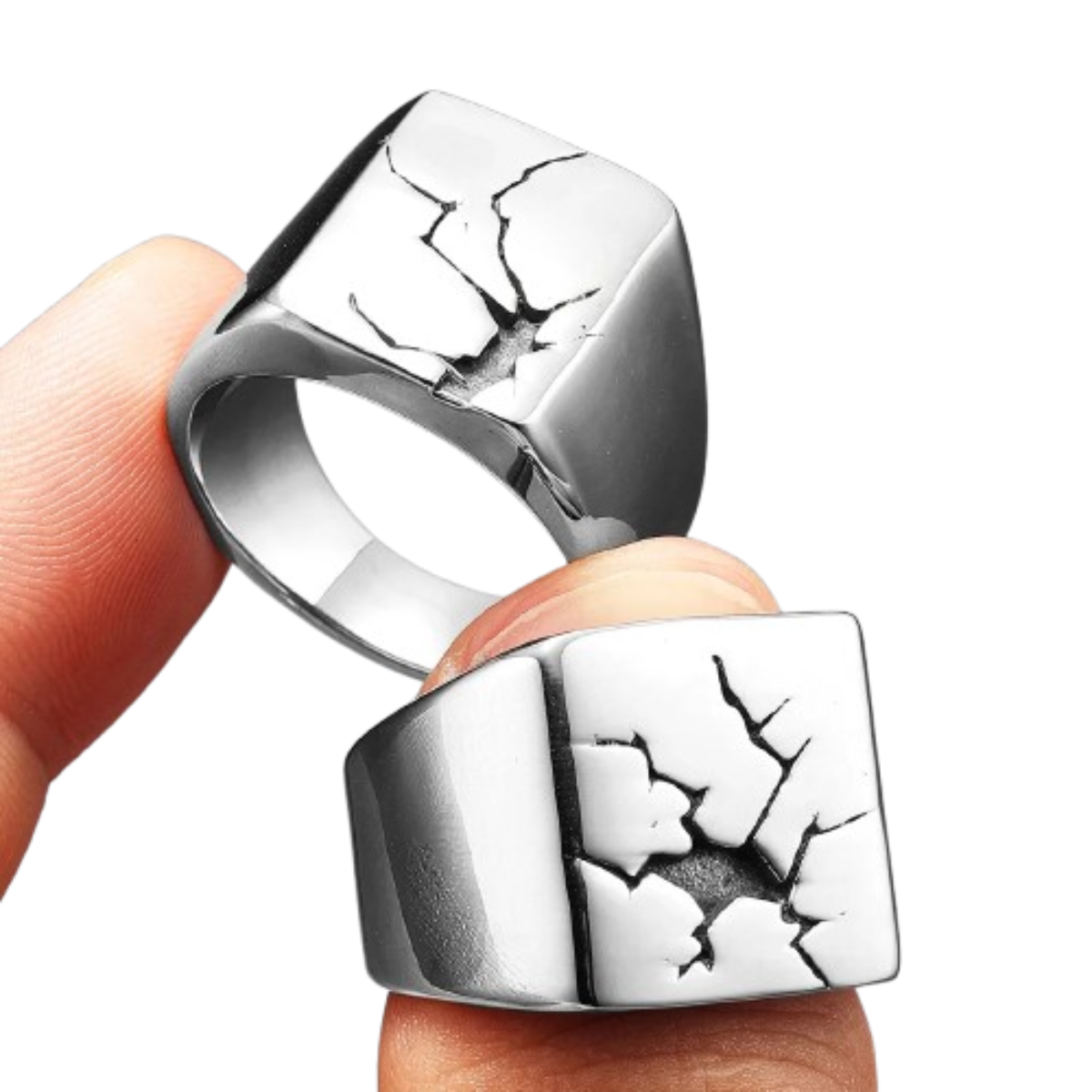 Anel Aço Inox Burst