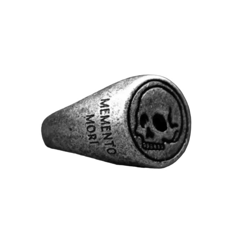 Anel Skull Memento Mori Vintage | Rocktude