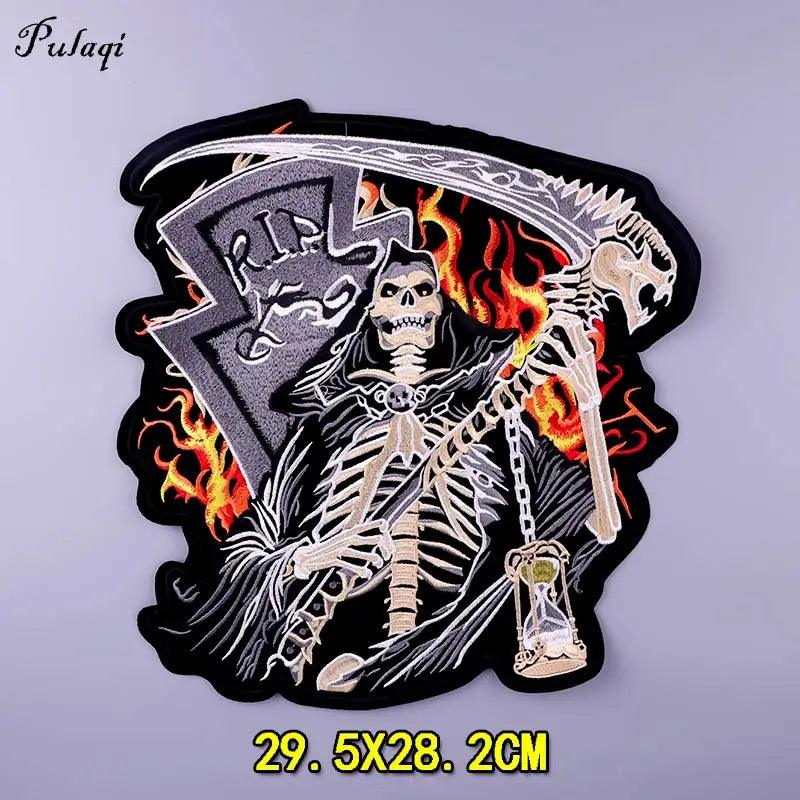 Patch 3D Bordados para Jaquetas - Rocktude