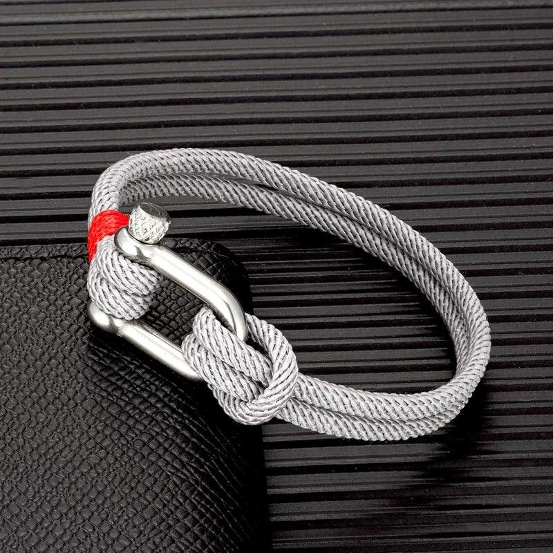 Pulseira Bracelete de Corda - Rocktude
