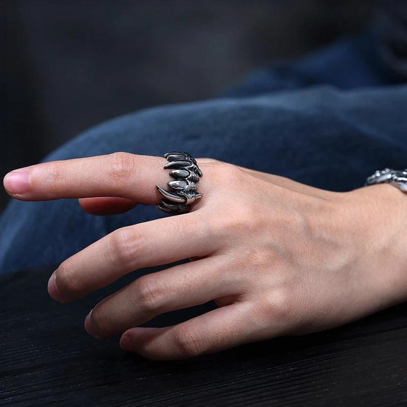 Anel Masculino Presa Aço Inoxidável - Rocktude