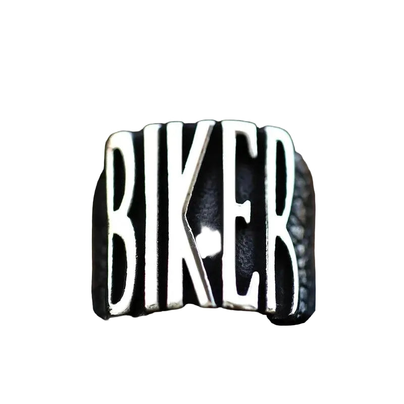 Anel Masculino Prata Biker Crazy - Rocktude