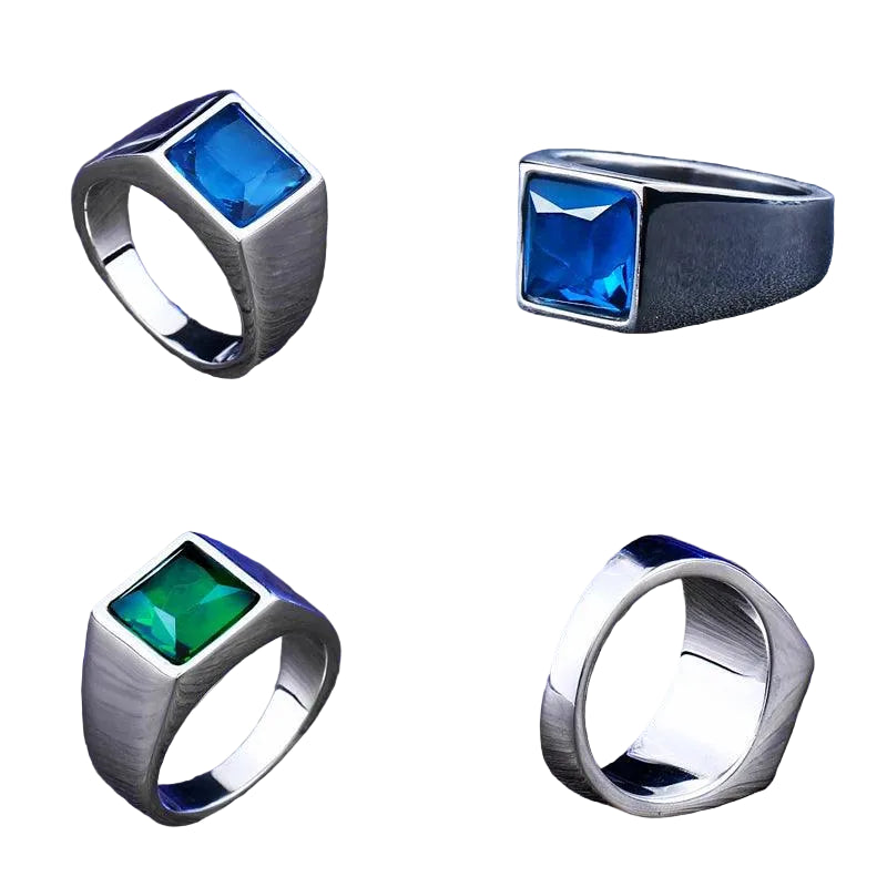 Anel Masculino Prata Super Luxo - Rocktude