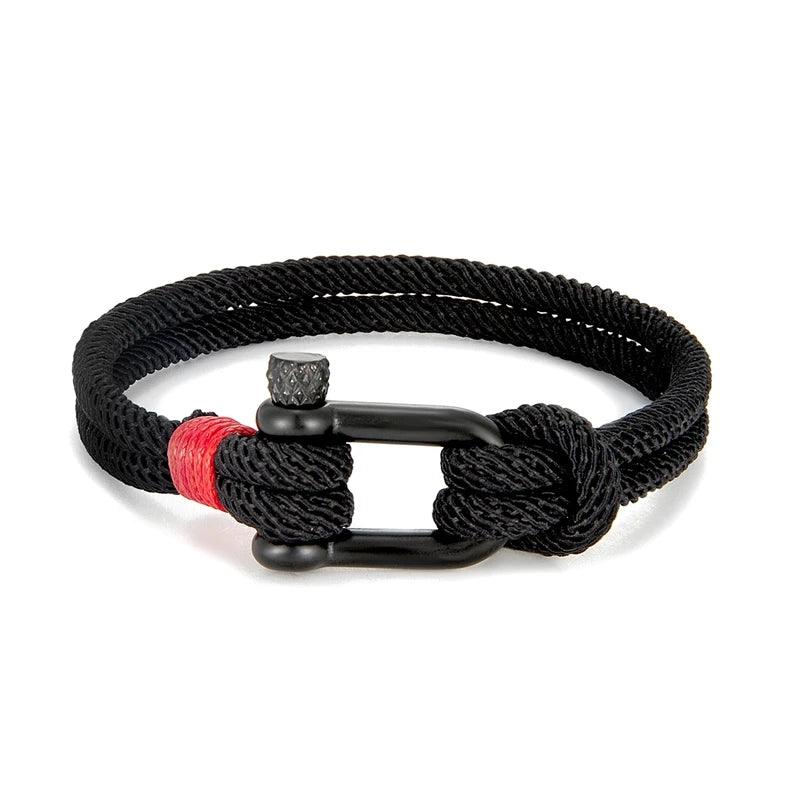 Pulseira Bracelete de Corda - Rocktude
