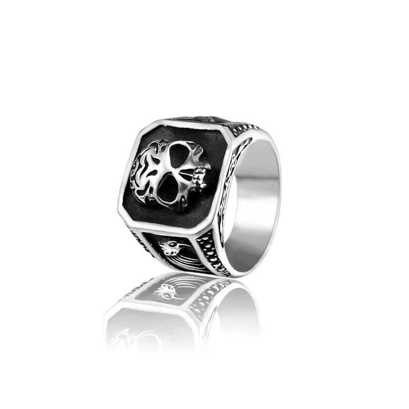 Anel de Caveira Vintage - Rocktude