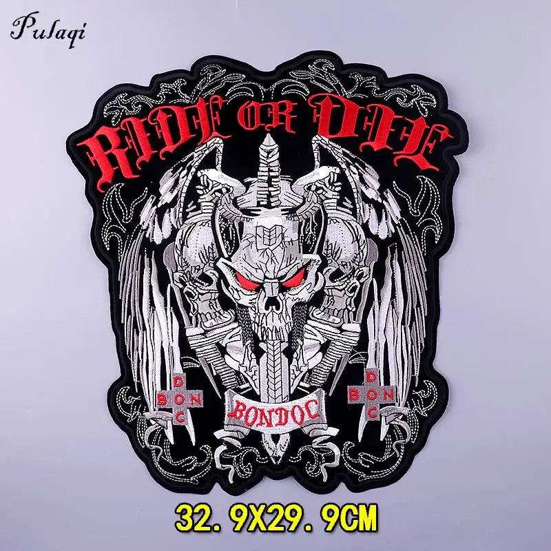 Patch 3D Bordados para Jaquetas - Rocktude
