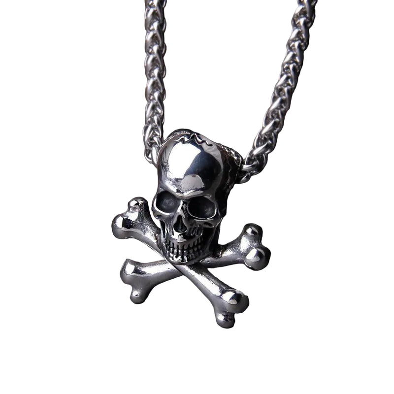 Colar de Caveira Pirata - Rocktude