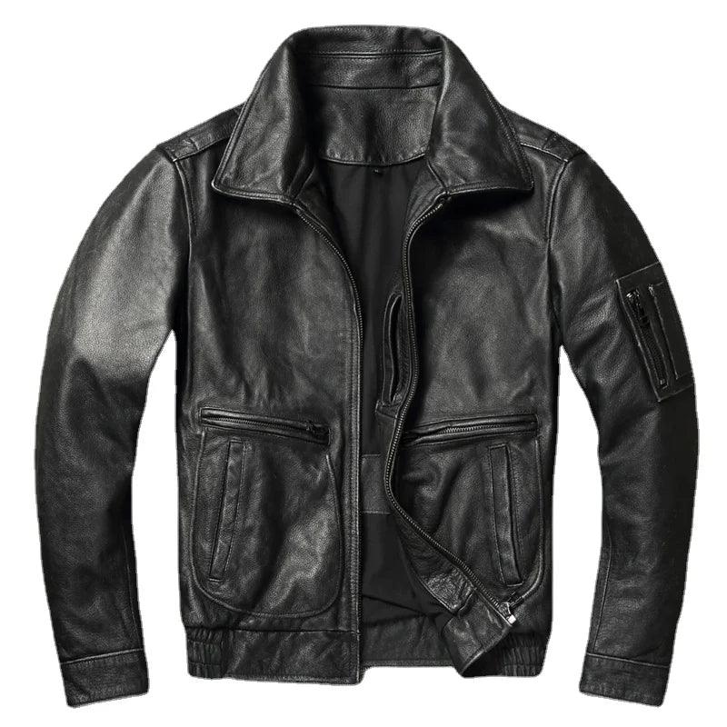 Jaqueta de Couro Legítimo Vintage - Rocktude