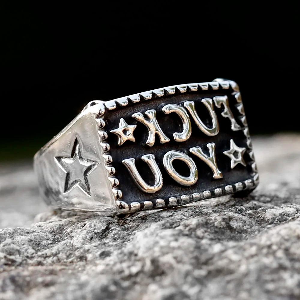 Anel Masculino Prata Custom - Rocktude