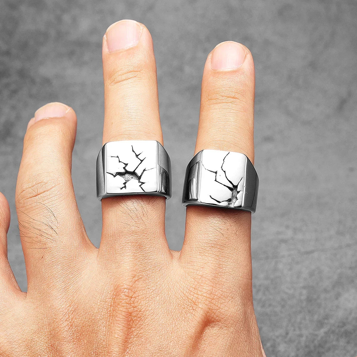 Anel Aço Inox Burst