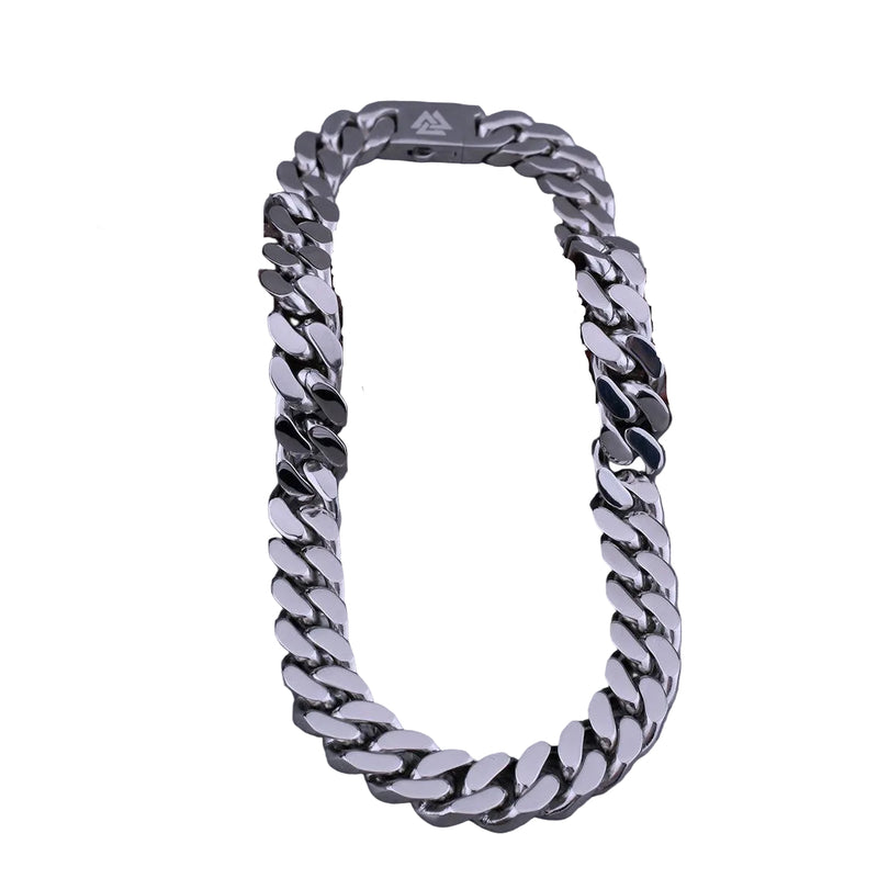 Colar Luzidio Aço Inox - Rocktude