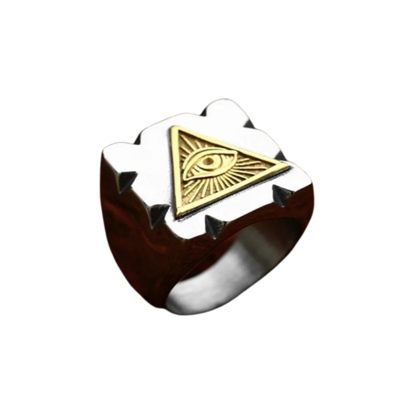 Anel Prata Olho de Hórus Lendário