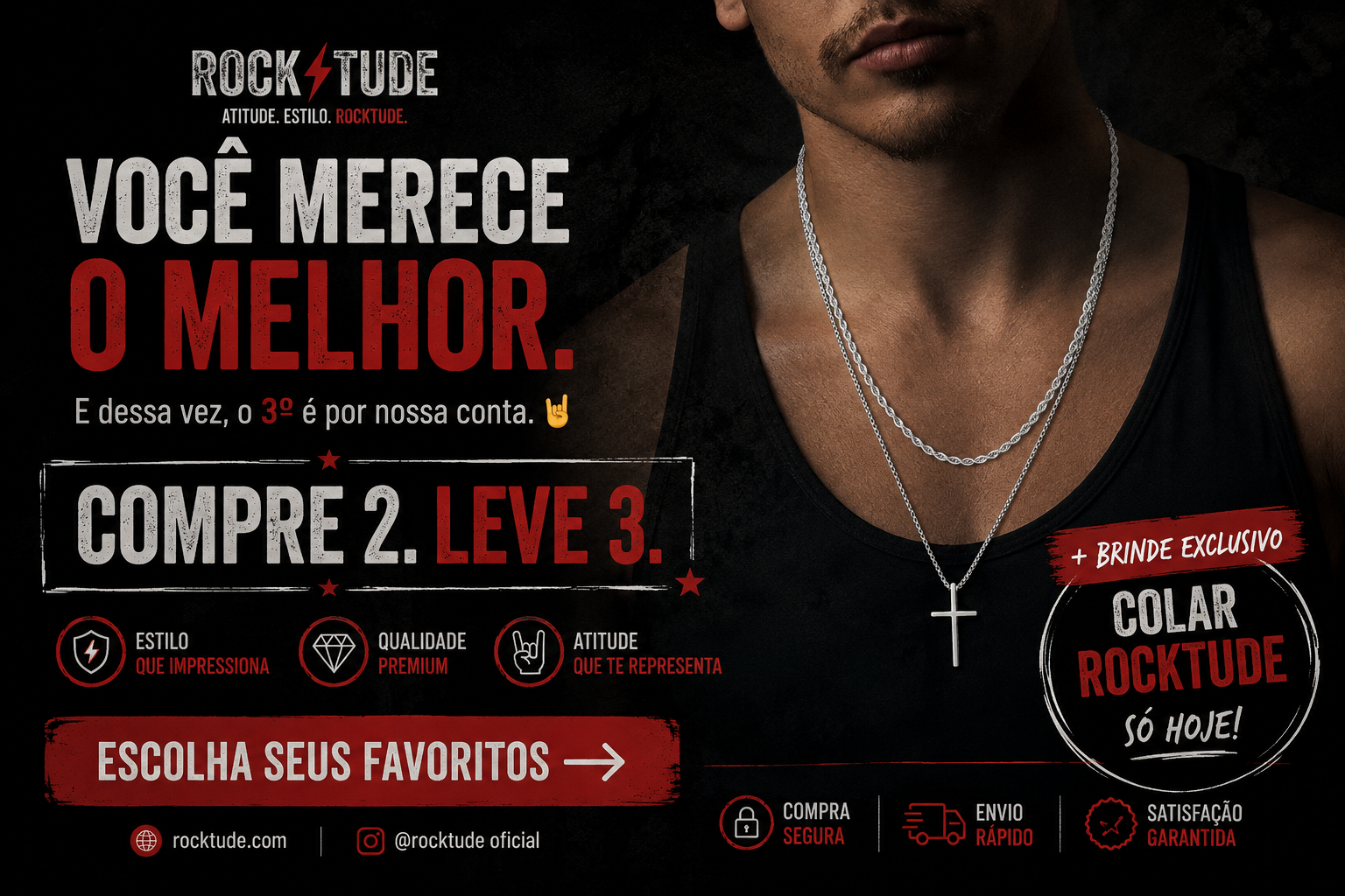 Compre 2 Leve 3 | Rocktude