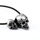 Colar de Caveira Trindade Sombria - Rocktude