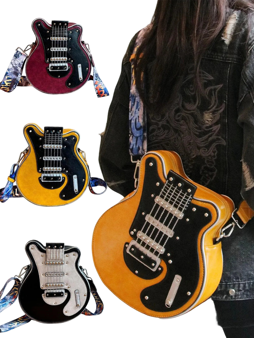 Bolsa Guns Guitarra Personalizada - Rocktude