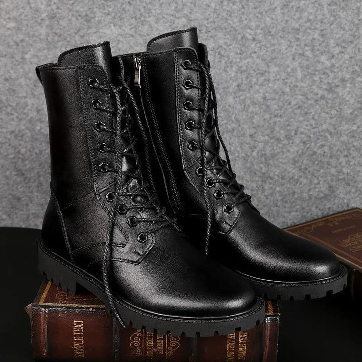 Bota Coturno Couro Plus Rock - Rocktude