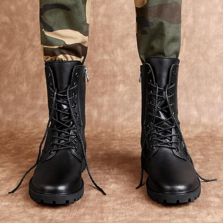 Bota Coturno Couro Plus Rock - Rocktude