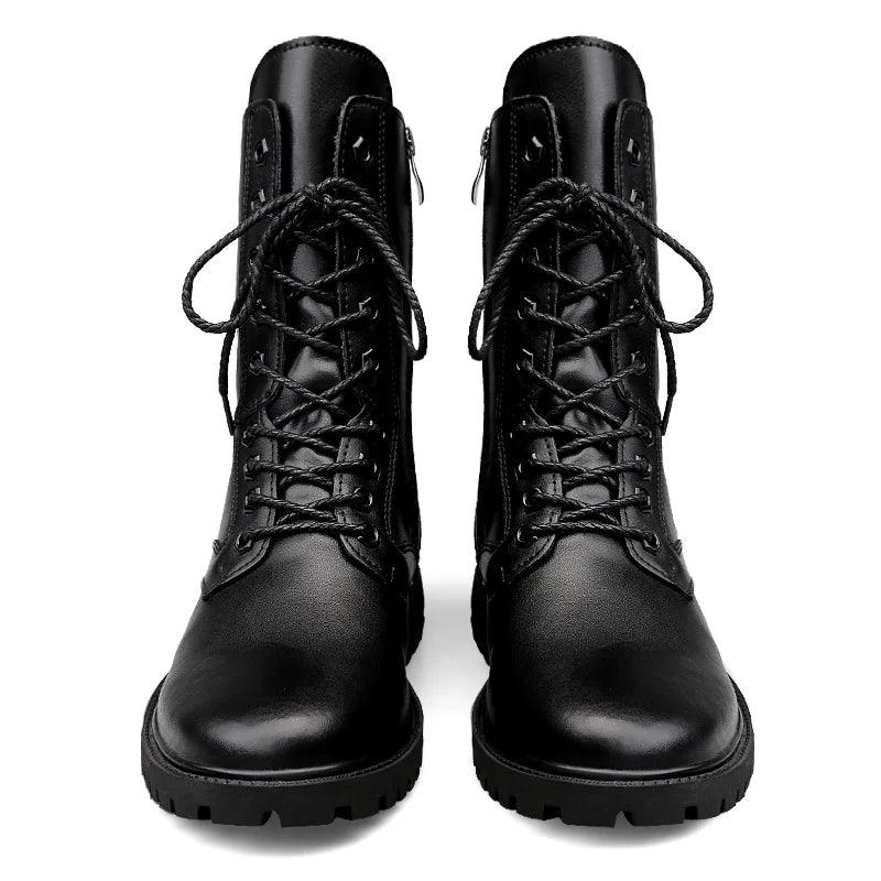 Bota Coturno Couro Plus Rock - Rocktude