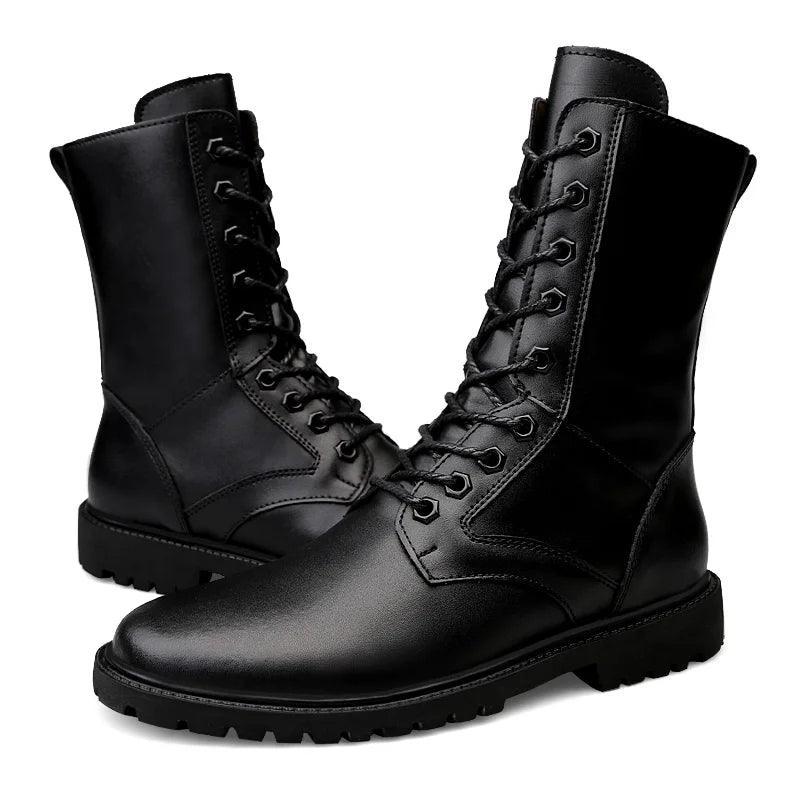 Bota Coturno Couro Plus Rock - Rocktude