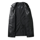 Casaco de Couro Genuino Classico Masculino Rocktude - Costas