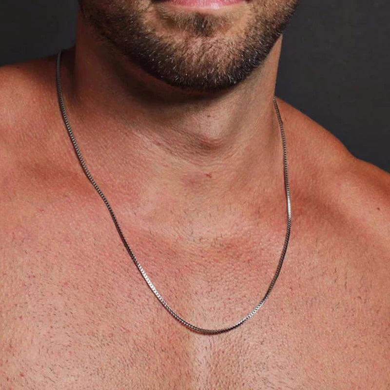 Colar Corrente Fina Masculina | Rocktude