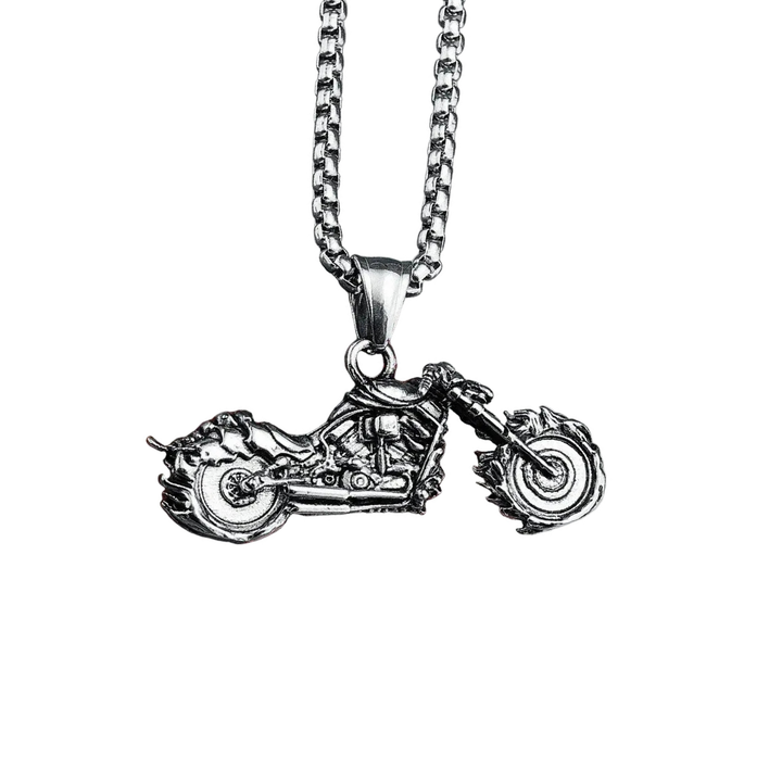 Colar Motorcycle Aço Inox