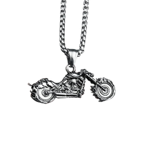 Colar Motorcycle Aço Inox