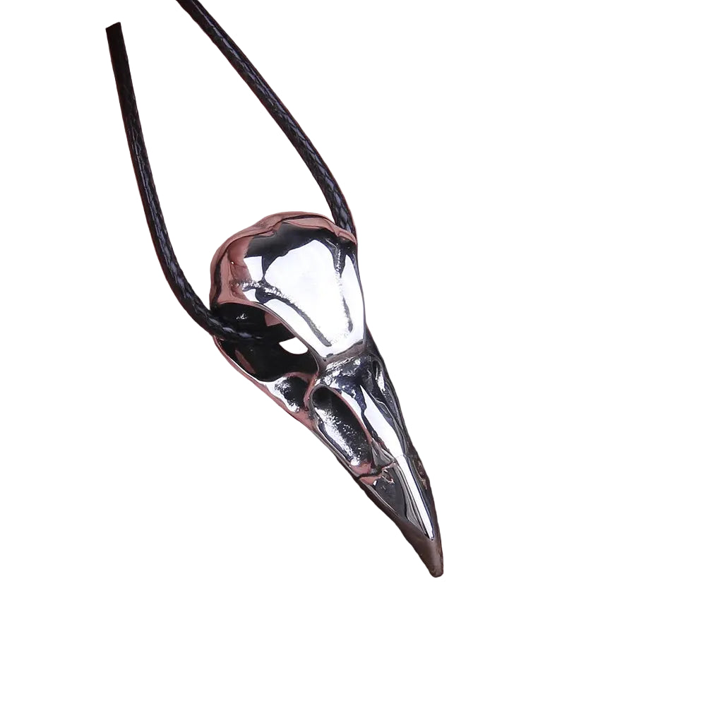 Colar Viking Pingente Corvo