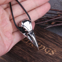 Colar Viking Pingente Corvo