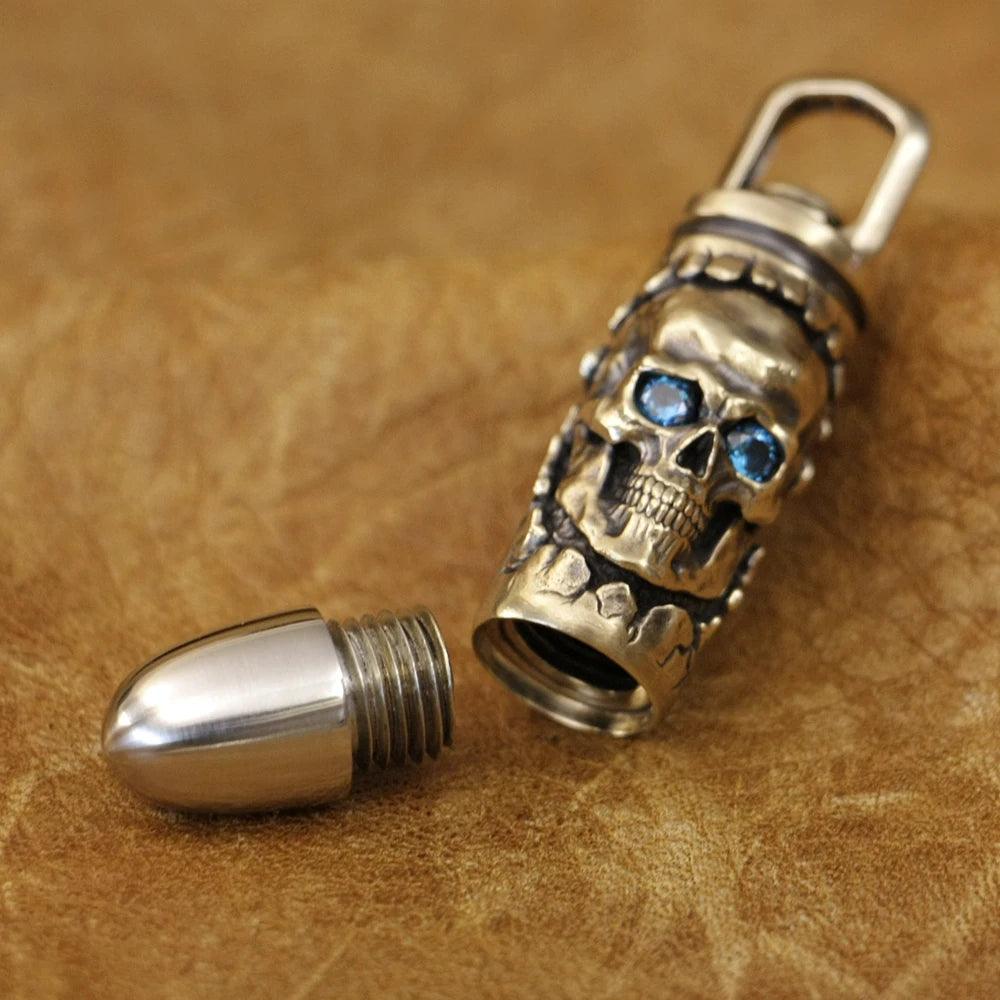 Colar Caveira Bala Custom - Rocktude