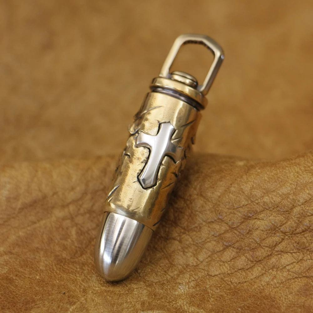 Colar Caveira Bala Custom - Rocktude
