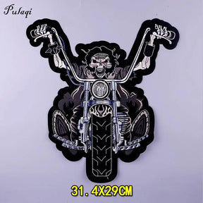 Patch 3D Bordados para Jaquetas - Rocktude