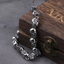 Pulseira Darkening Elos de Caveira - Rocktude