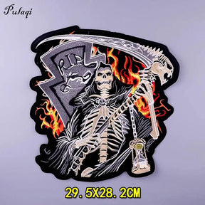 Patch 3D Bordados para Jaquetas - Rocktude