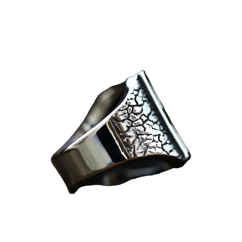 Anel Masculino Prata Biker Crazy - Rocktude