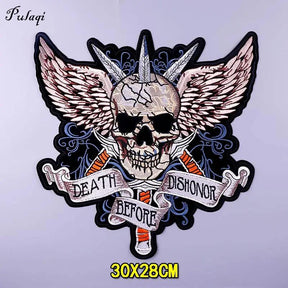 Patch 3D Bordados para Jaquetas - Rocktude