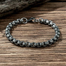 Pulseira Bracelete Masculino Retrô - Rocktude