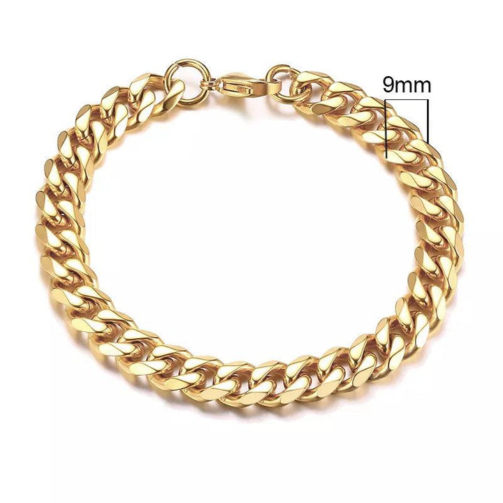 Pulseira Corrente Clássica Cuban - Rocktude