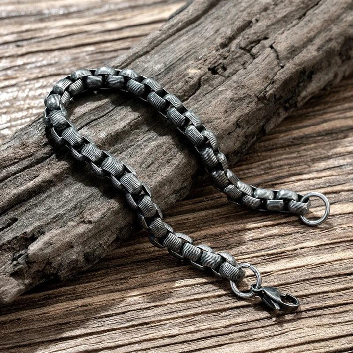 Pulseira Bracelete Masculino Retrô - Rocktude