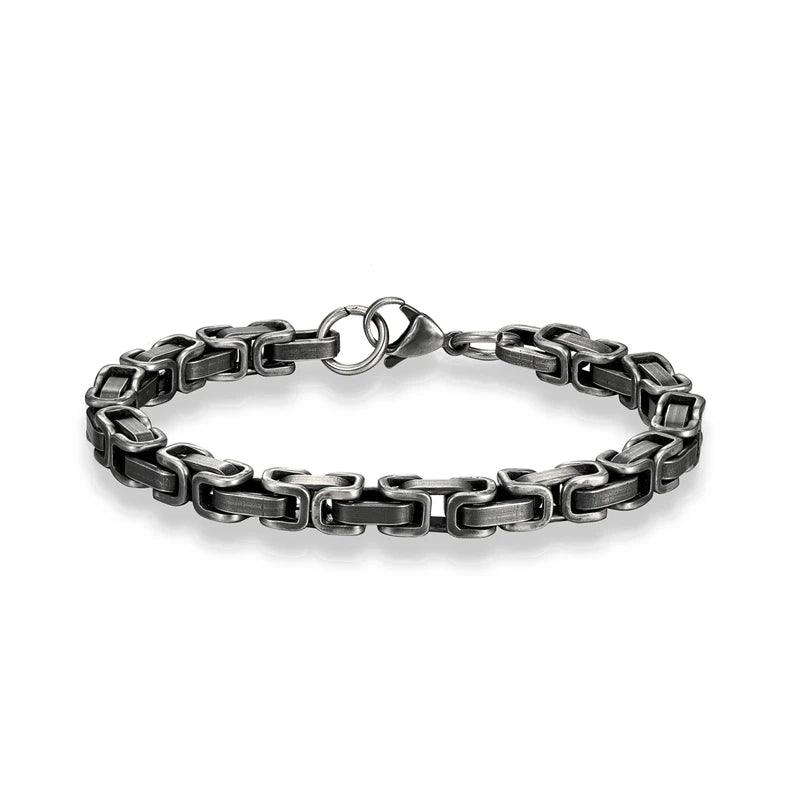Pulseira Bracelete Masculino Retrô - Rocktude