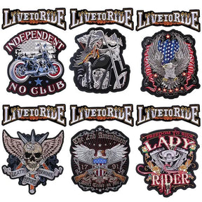 Patch 3D Bordados para Jaquetas - Rocktude