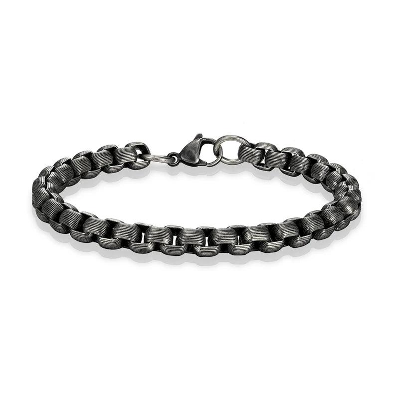 Pulseira Bracelete Masculino Retrô - Rocktude