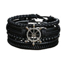 Pulseira de Couro Trançadas Rocktude - Rocktude