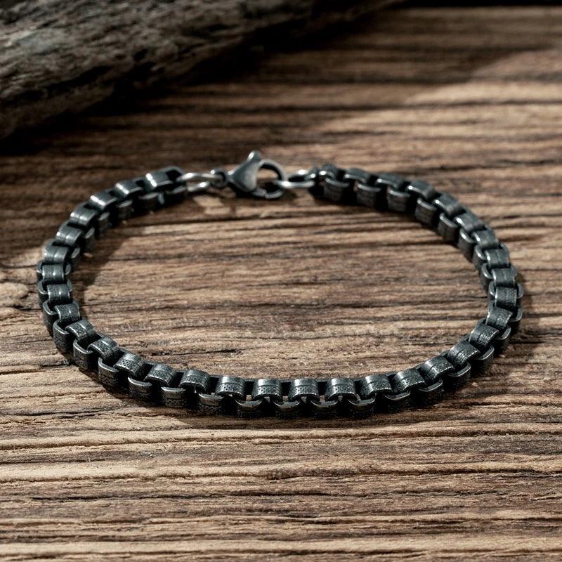 Pulseira Bracelete Masculino Retrô - Rocktude
