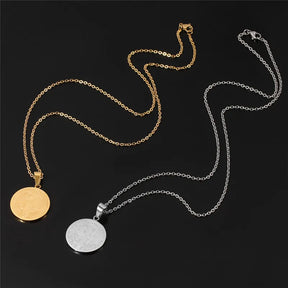 Colar Medalha de São Bento Aço Inox