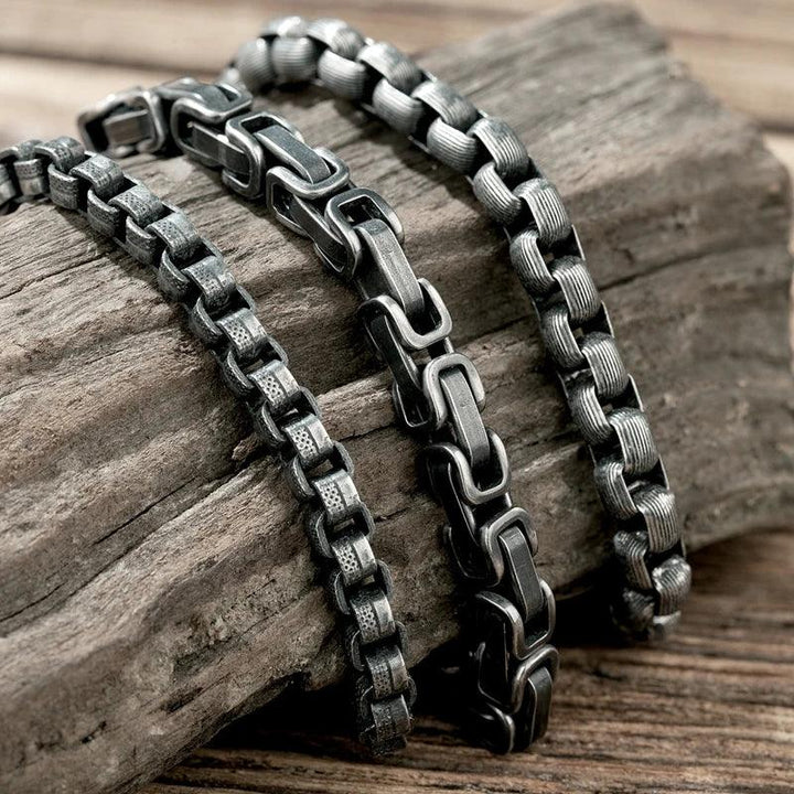 Pulseira Bracelete Masculino Retrô - Rocktude