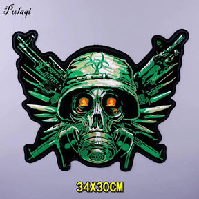 Patch 3D Bordados para Jaquetas - Rocktude