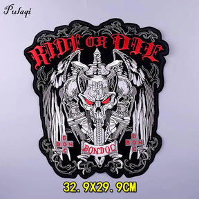 Patch 3D Bordados para Jaquetas - Rocktude