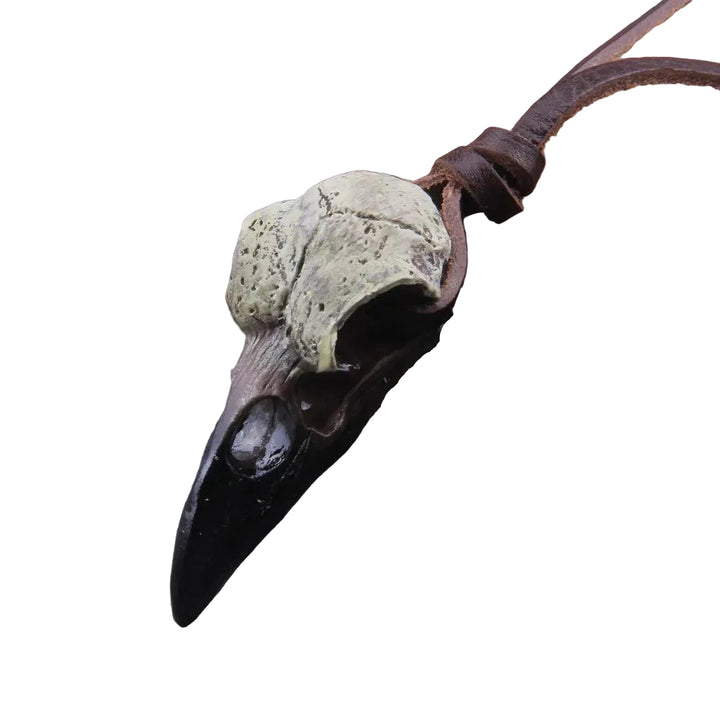 Colar Crânio Corvo 3D - Rocktude