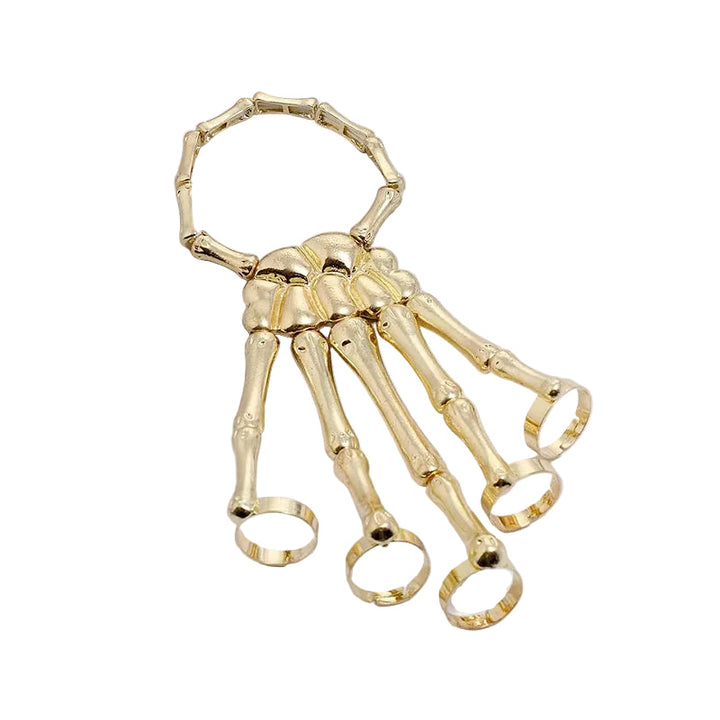 Bracelete Mão Esqueleto Gótica Rockleto